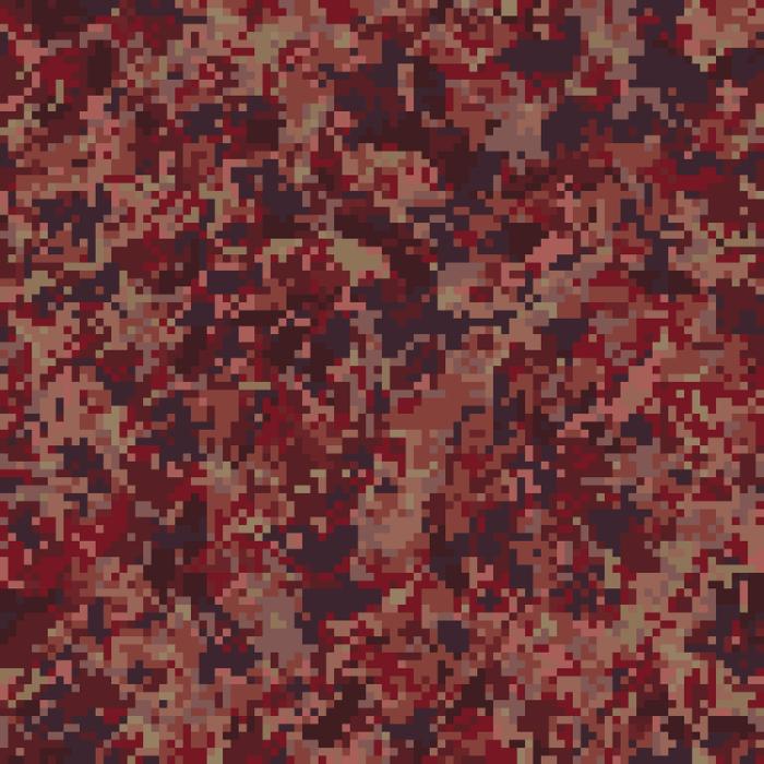 pixel camouflage red