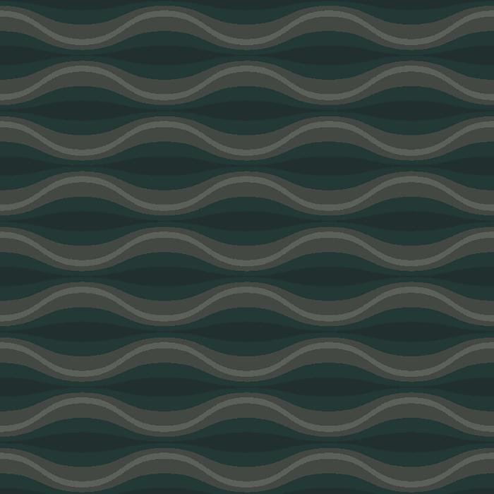 funky wave  green