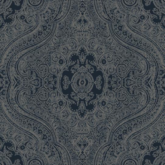 paisley shawl  blue