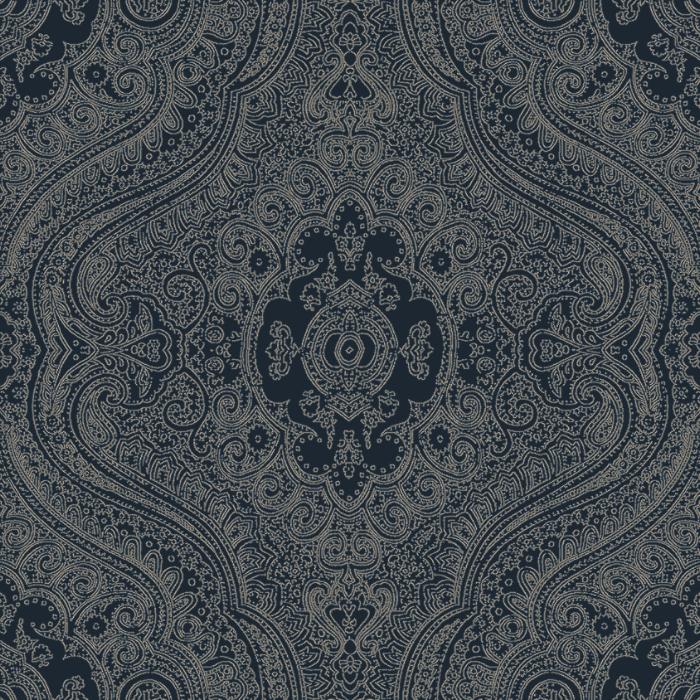paisley shawl  blue