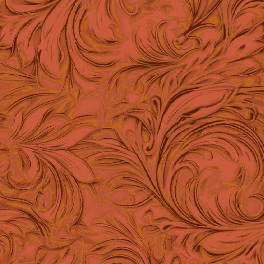 Colortec Wool flow of leafery orange