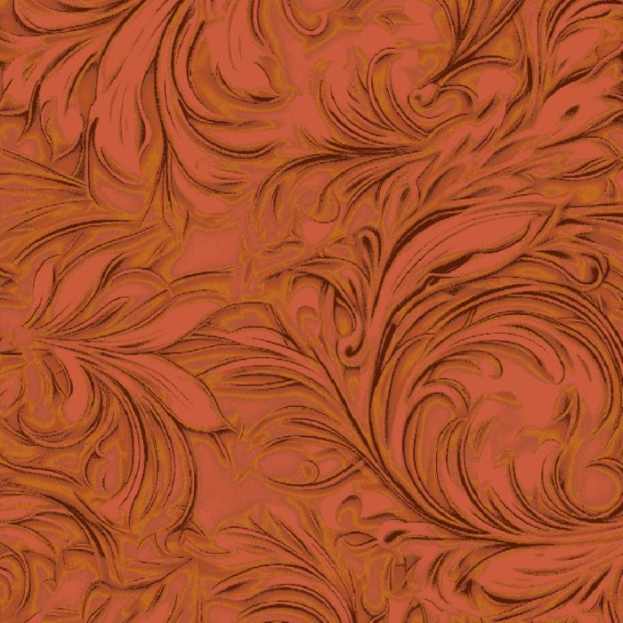 Colortec Wool flow of leafery orange