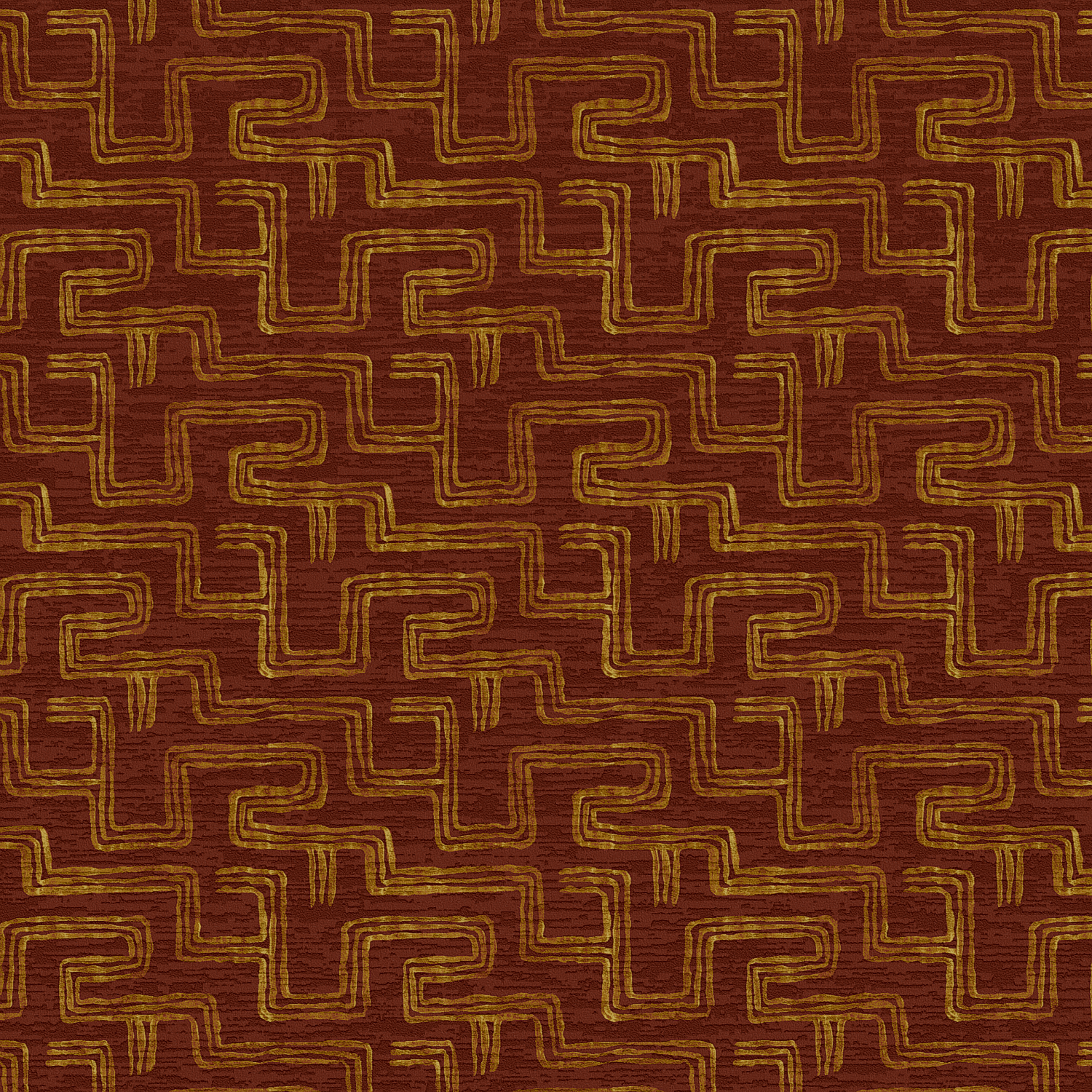 Linked Lines II rust