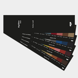 Colour card 4 x Highline 1100
