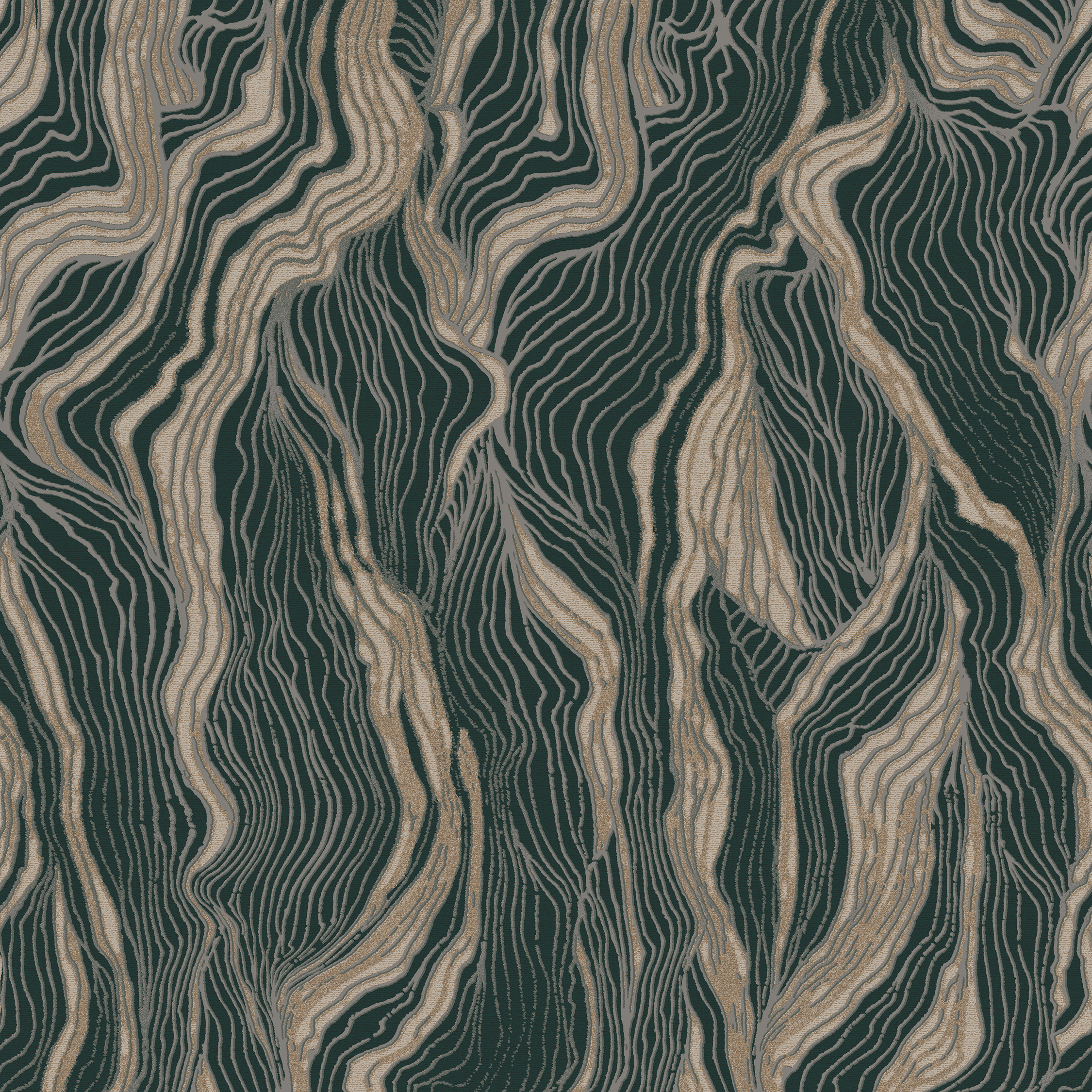 Carved Flow II  green