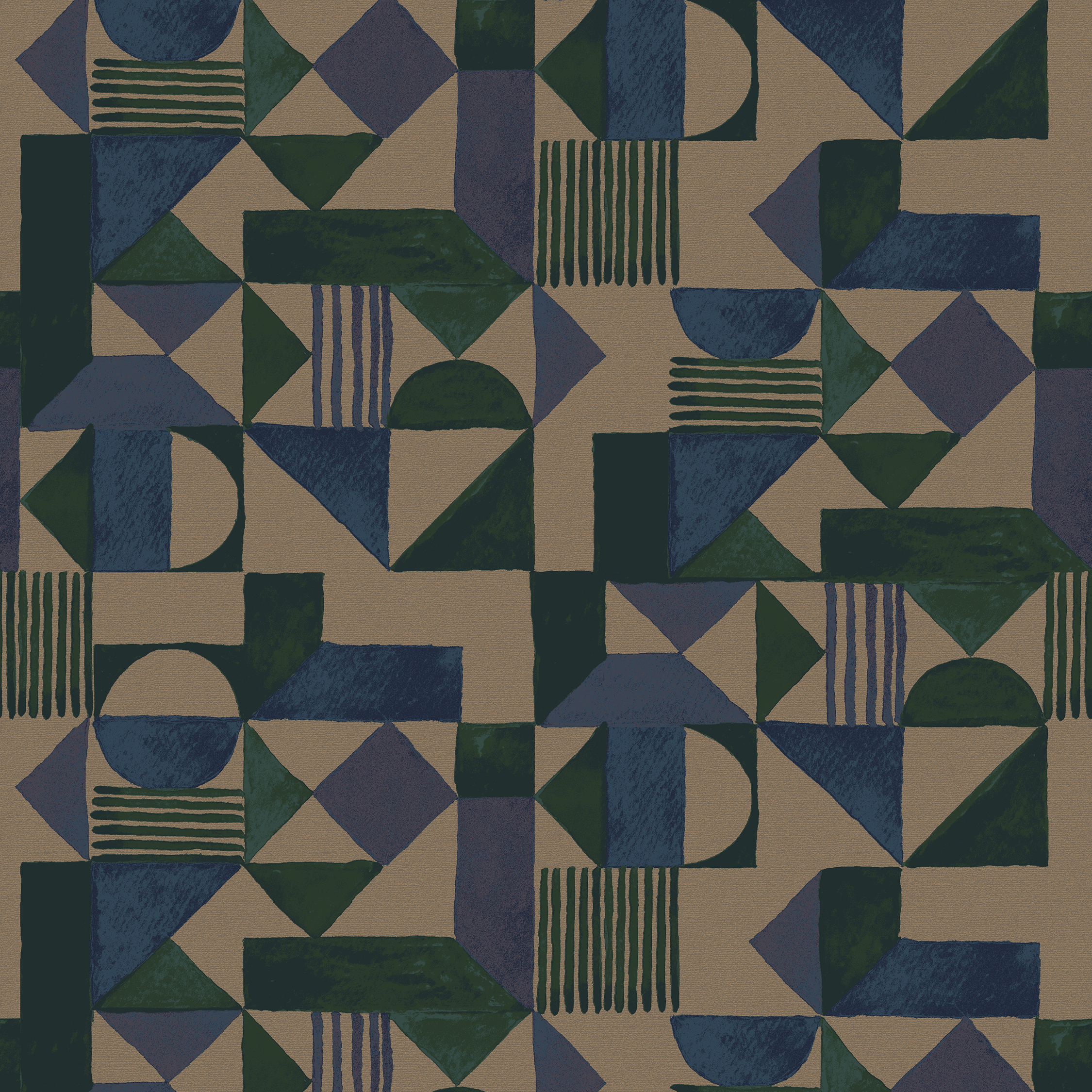 Geometry II  green/blue