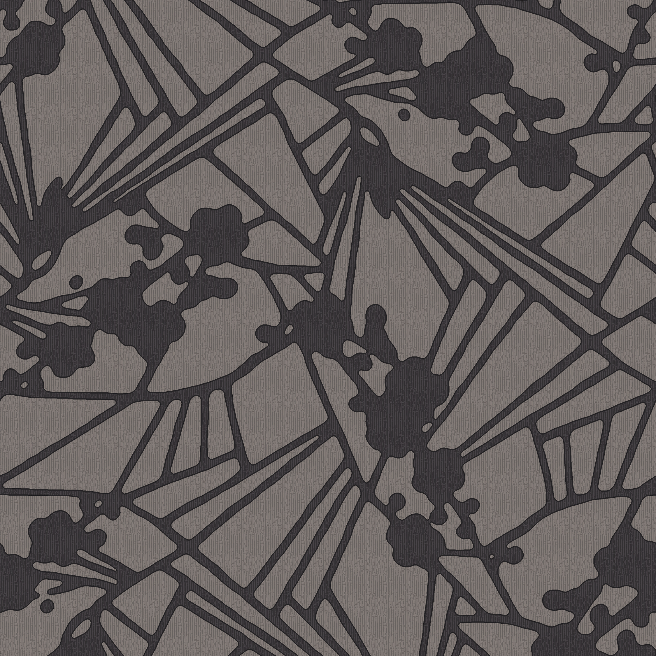 flower mosaic  grey