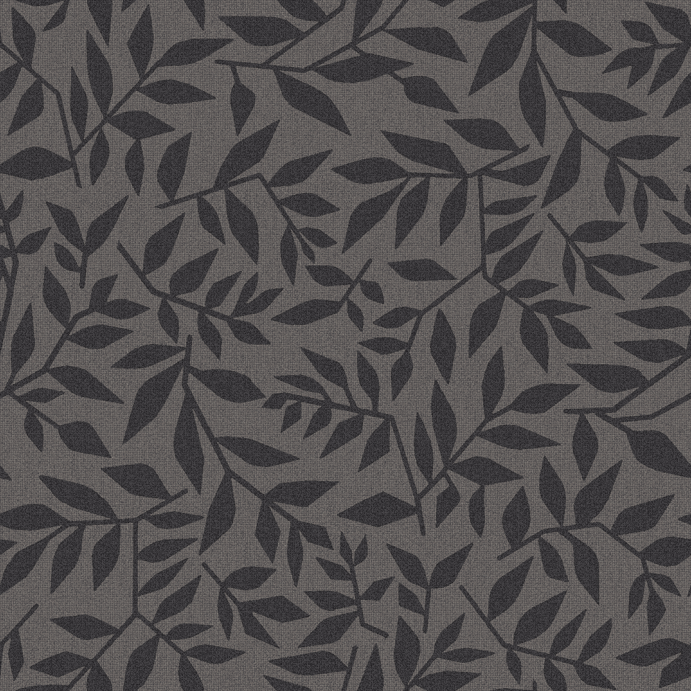 graphic leaves  grey