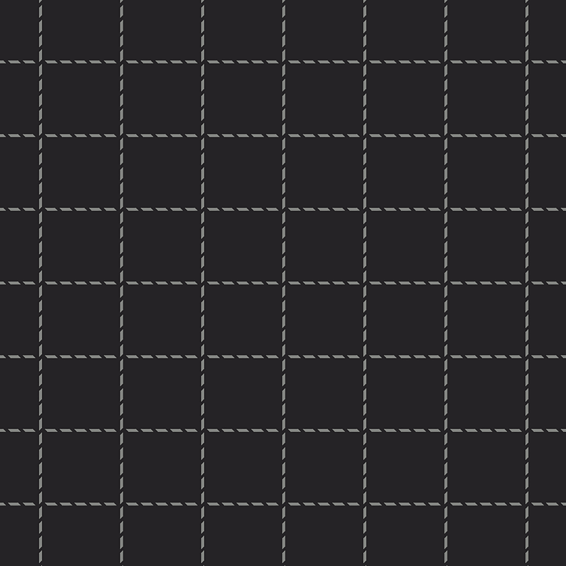 metallic check black