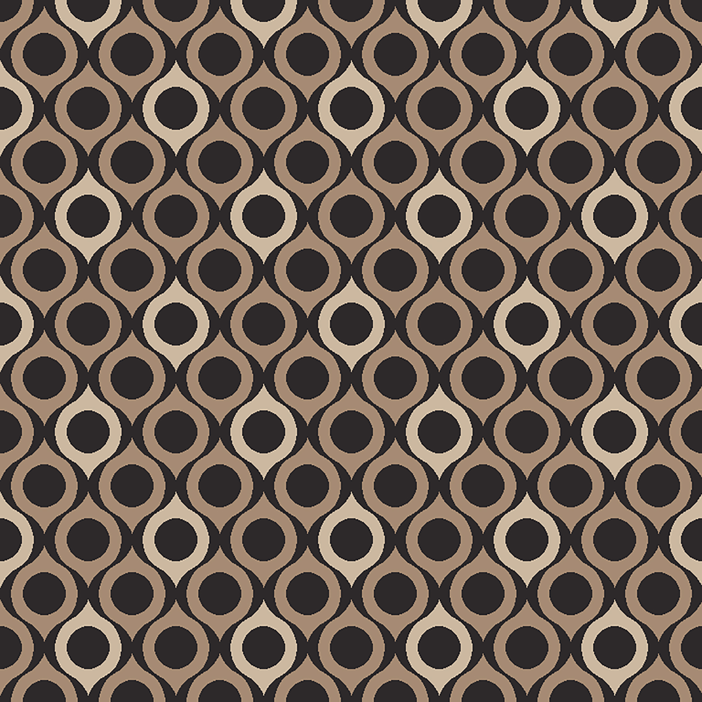 retro scarf black