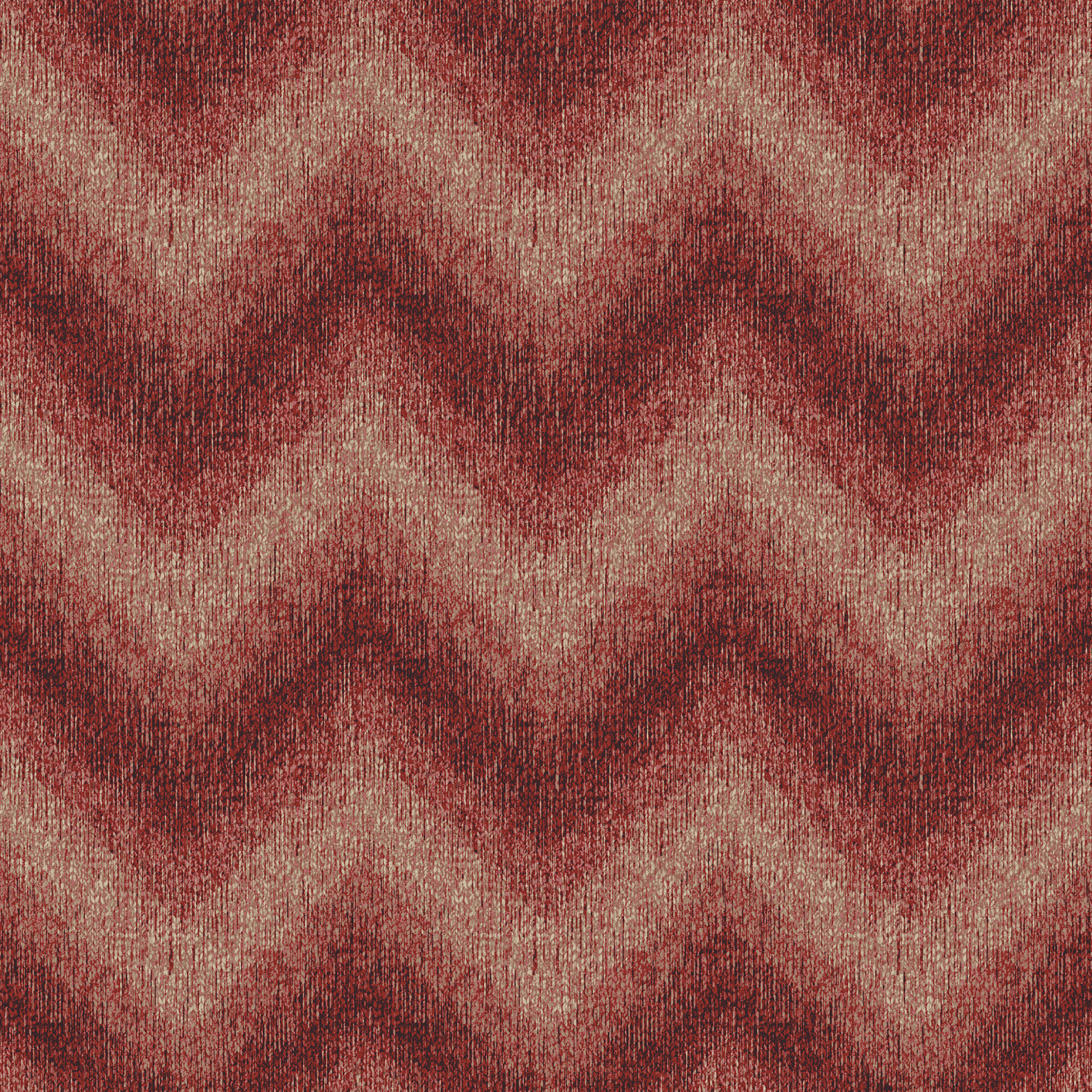 zigzag knit red