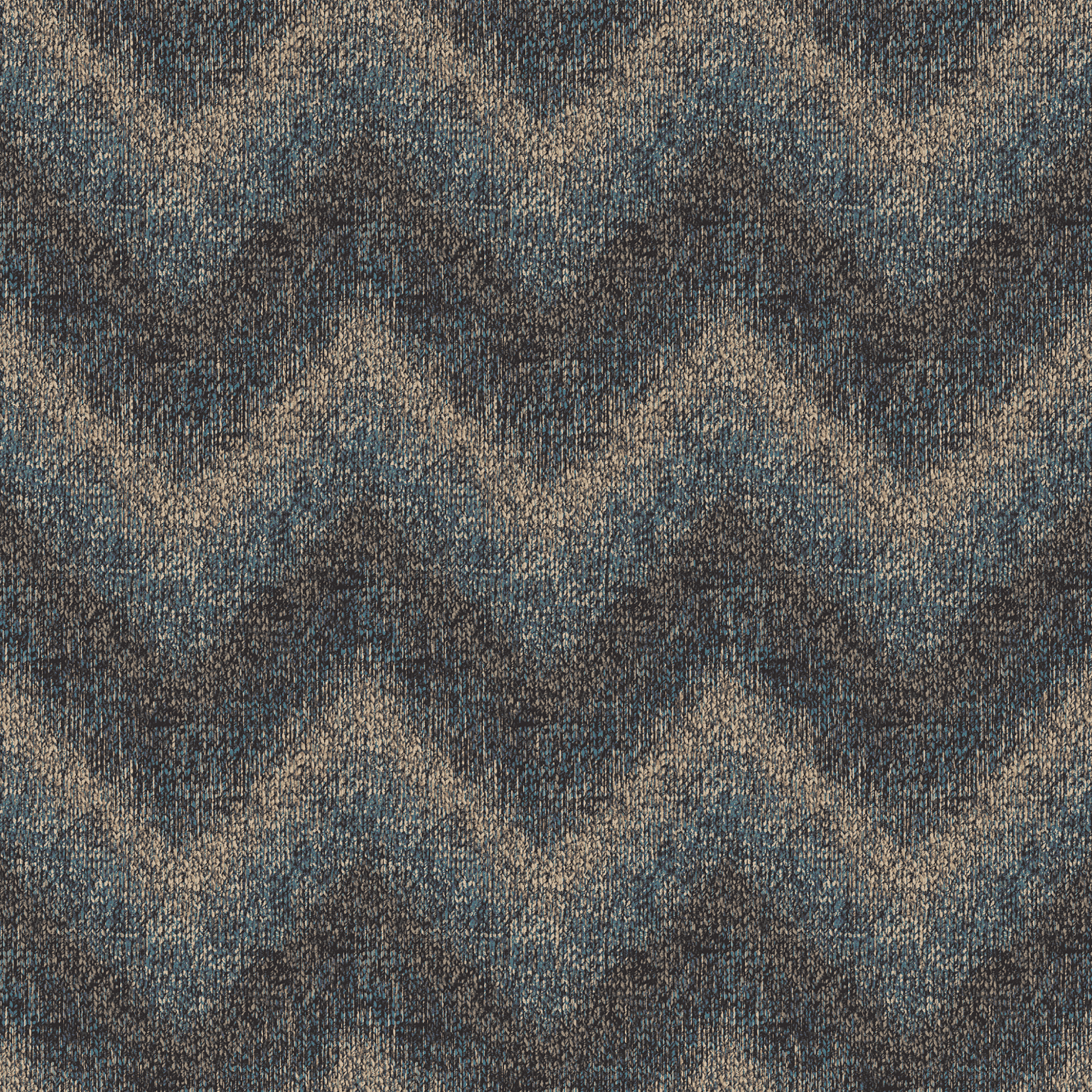 zigzag knit blue