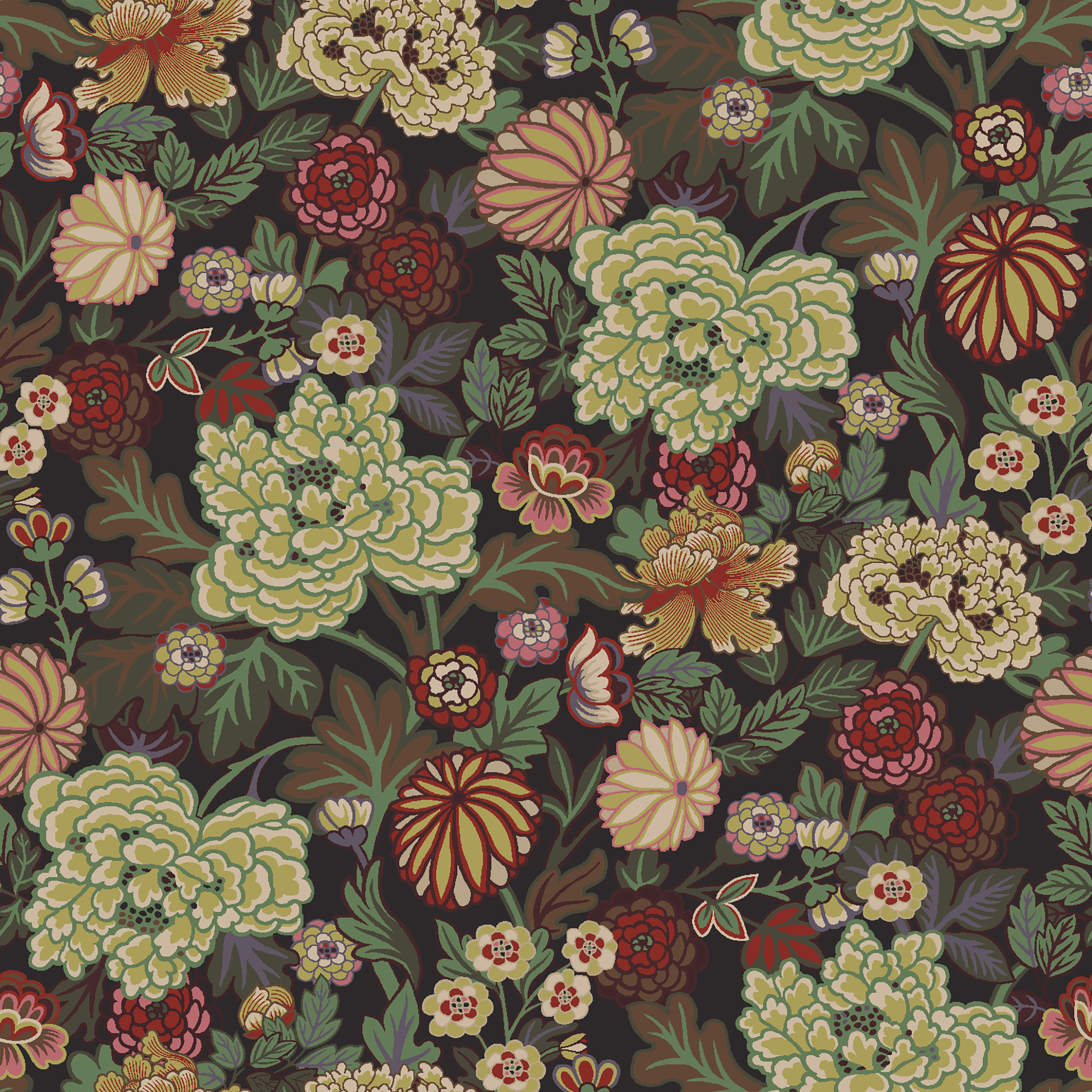 full bloom  multi colour