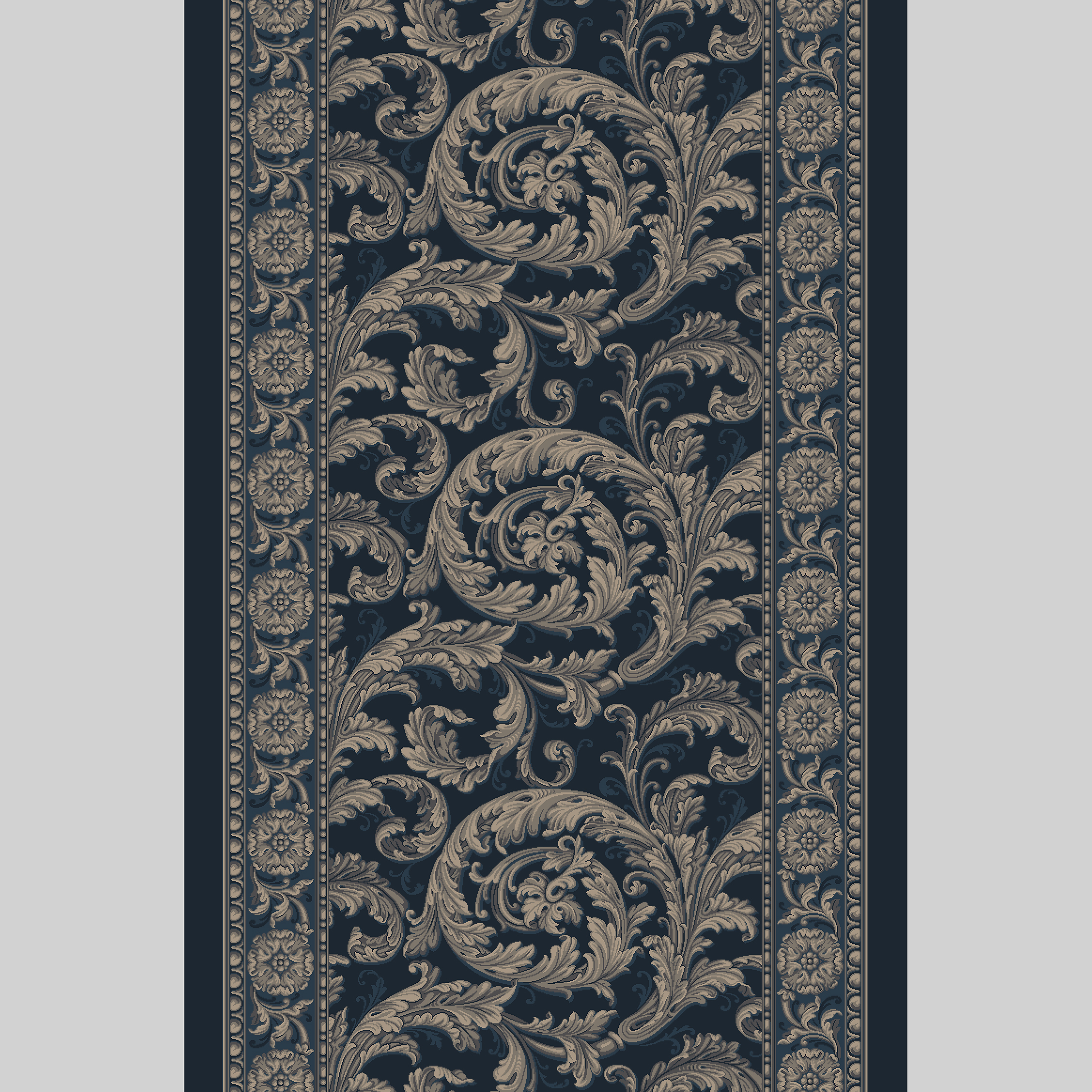versailles corridor 195 cm blue
