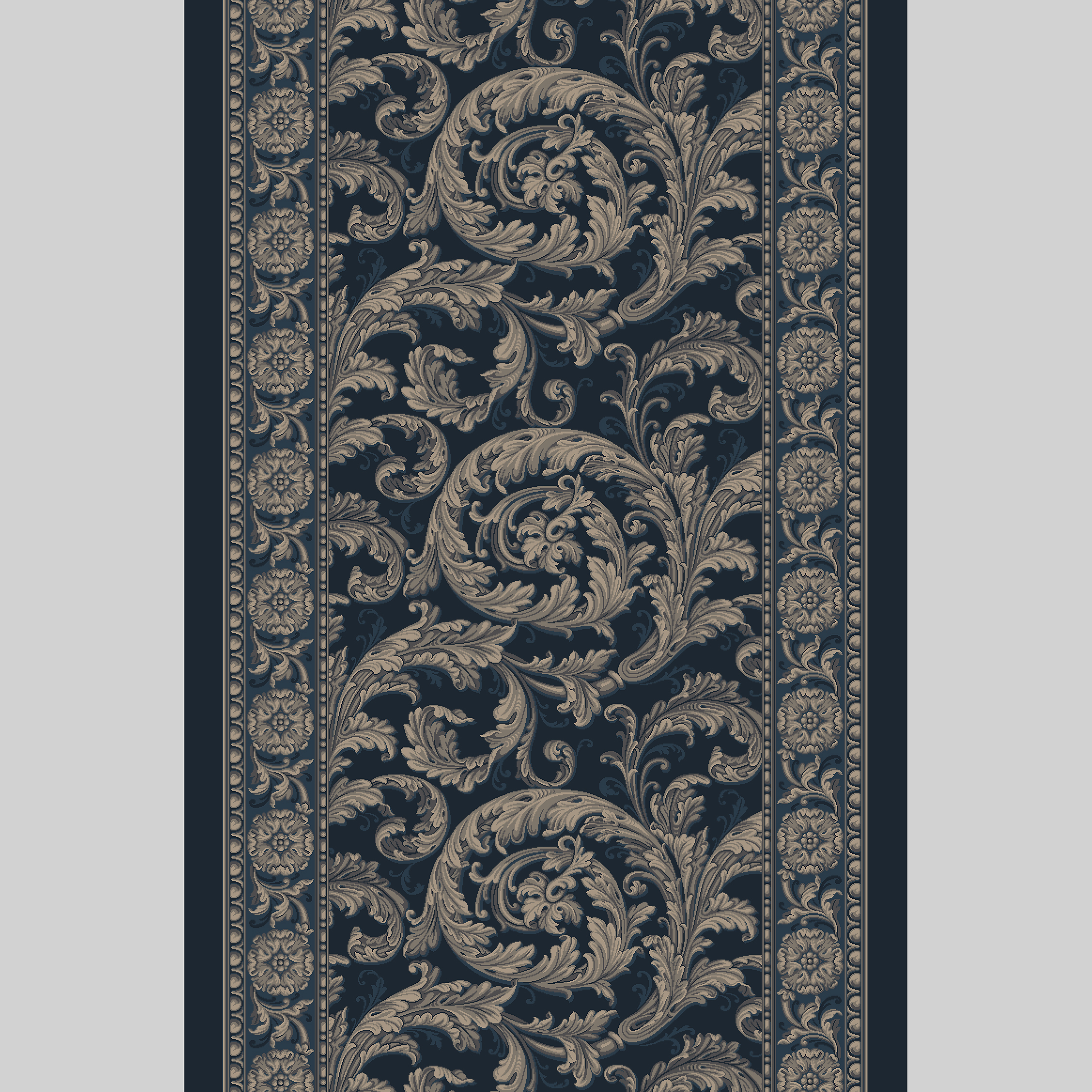 versailles corridor 195 cm blue