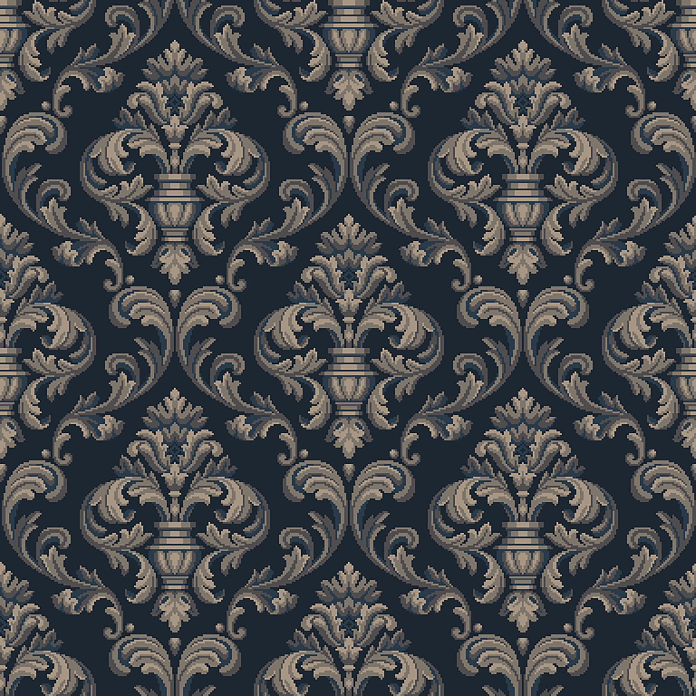 new medallion  blue