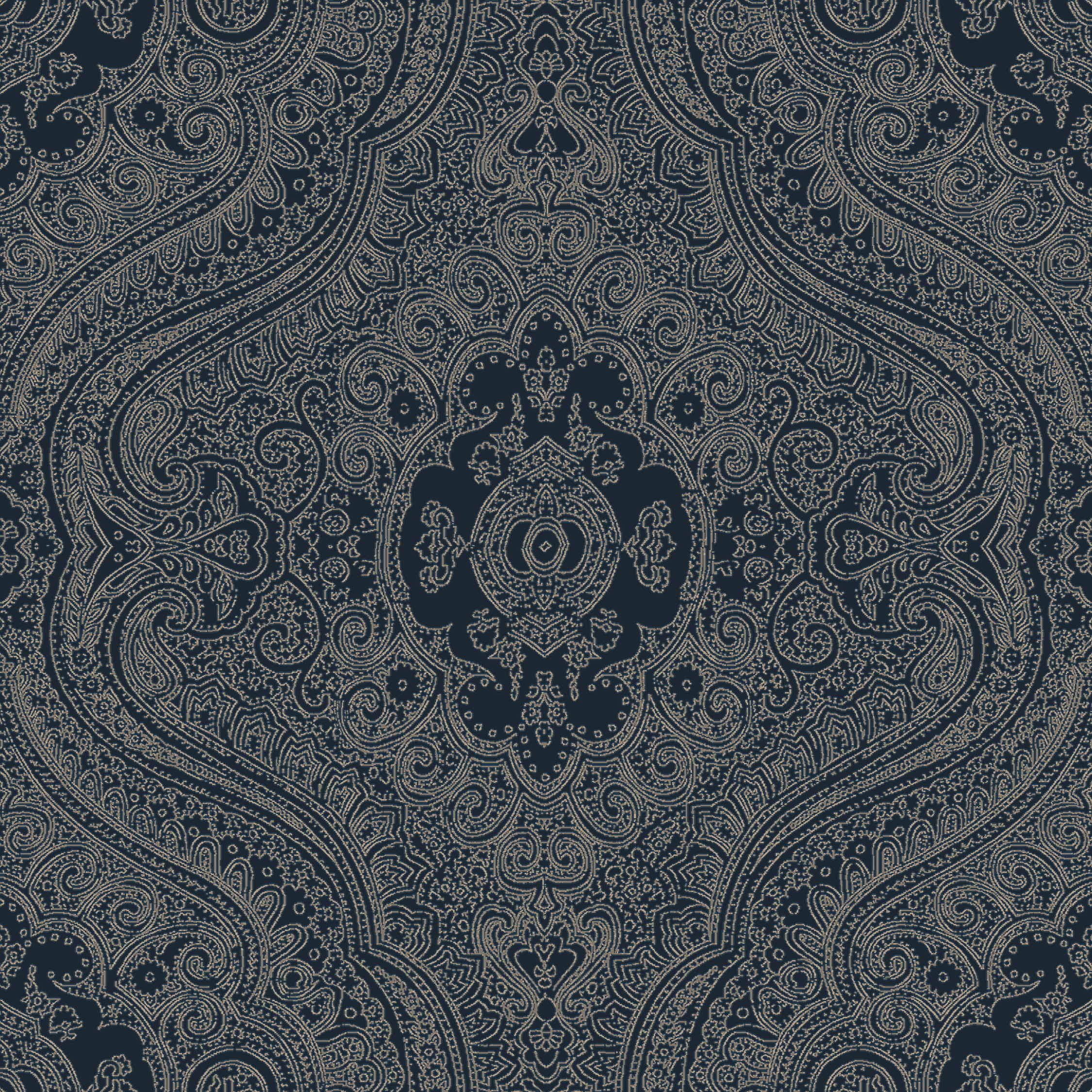 paisley shawl  blue