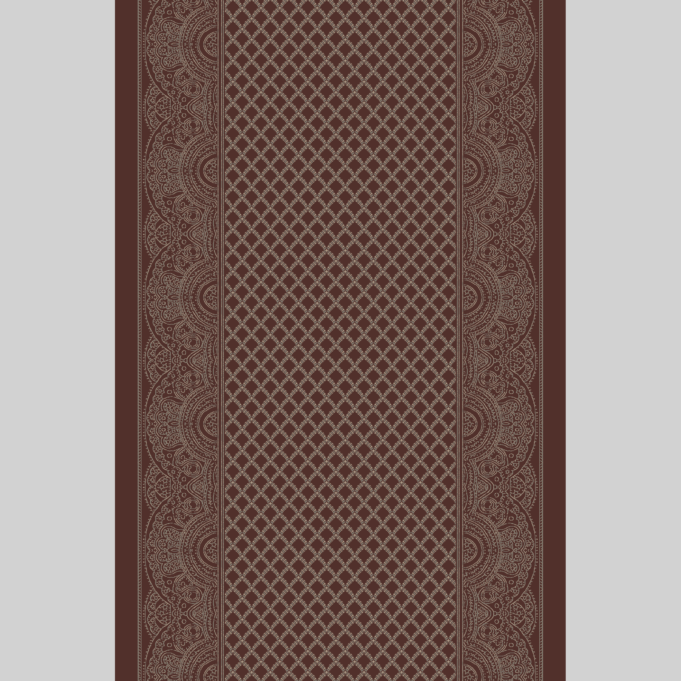 paisley shawl   red