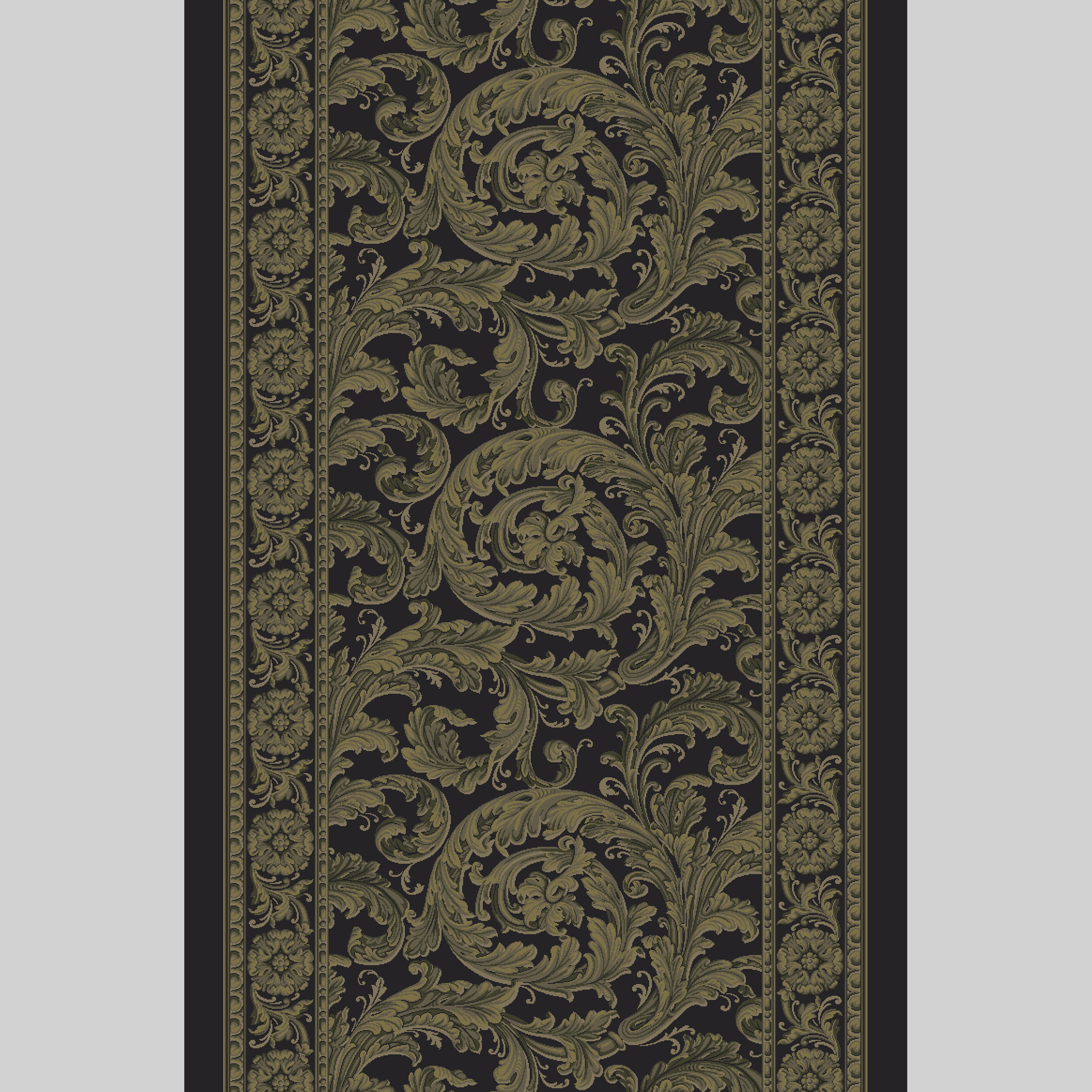 versailles corridor 195 cm black