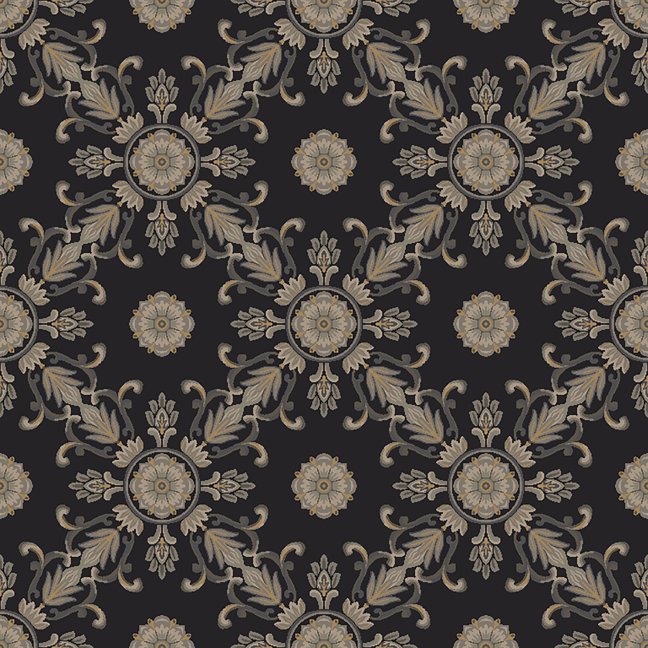 floral path  black