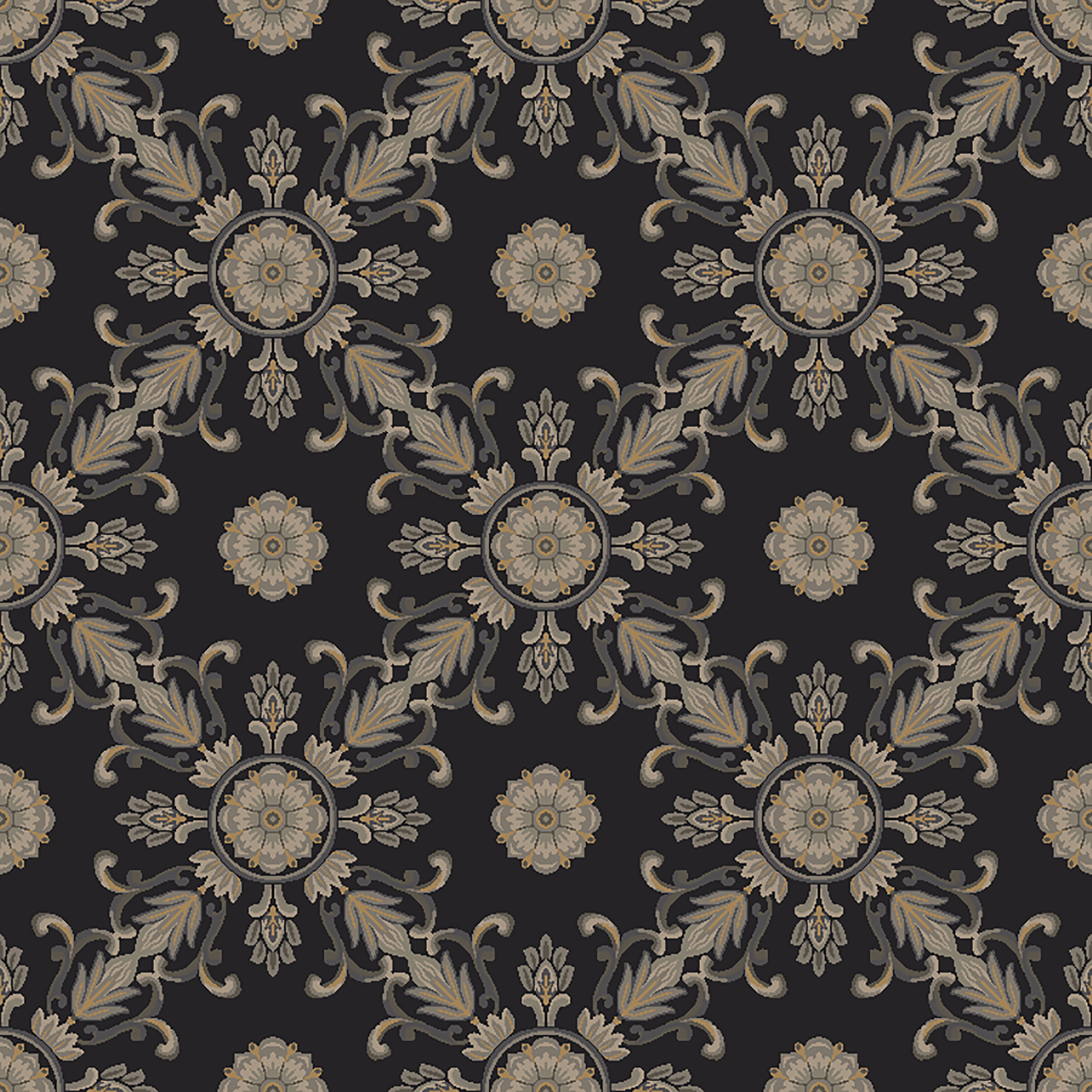 floral path  black