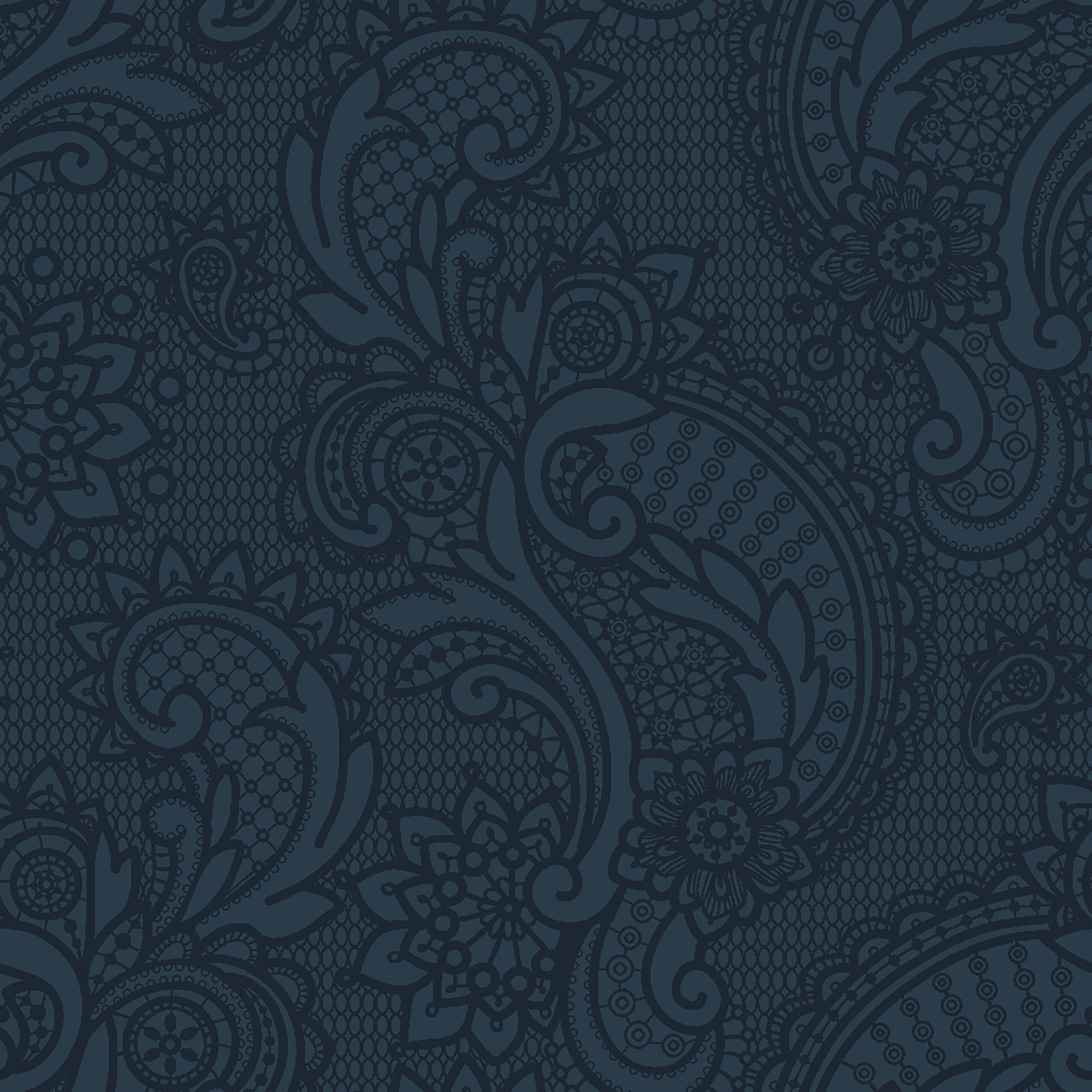 paisley lace blue