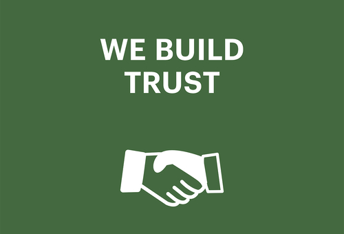 We build trust 
