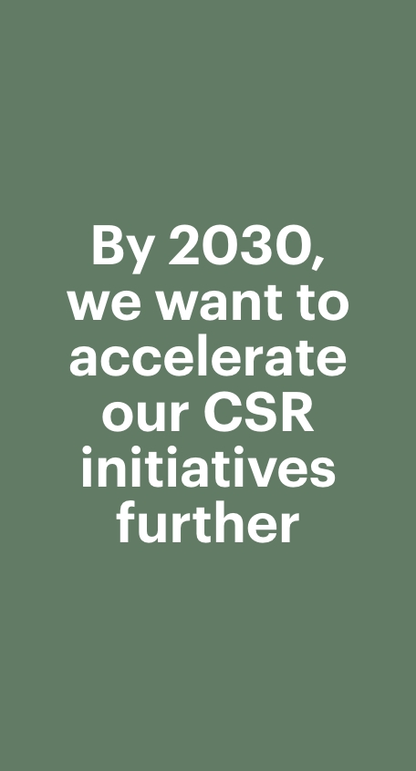 Continuously improving our CSR initiatives