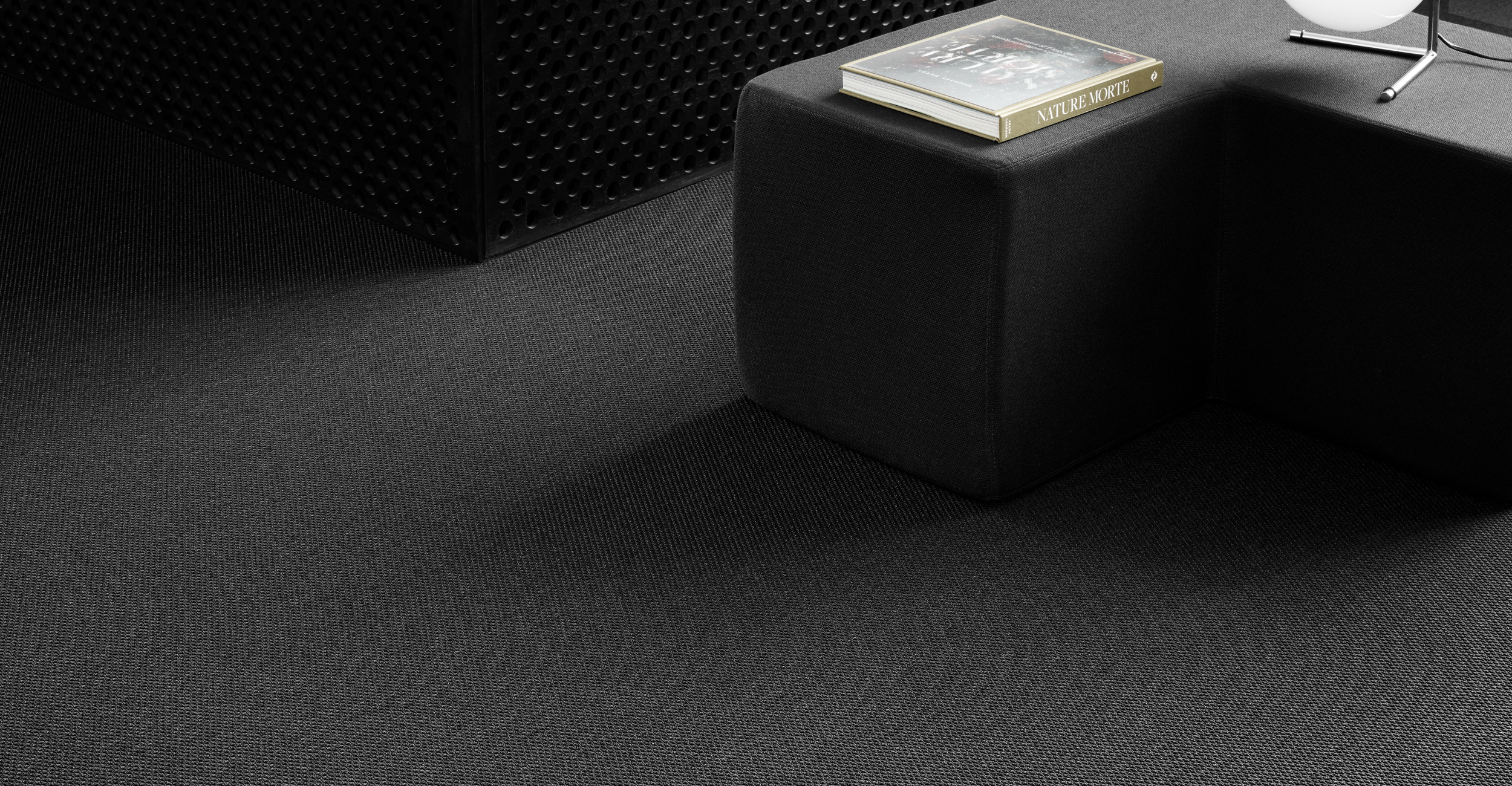 Black carpet tiles & planks