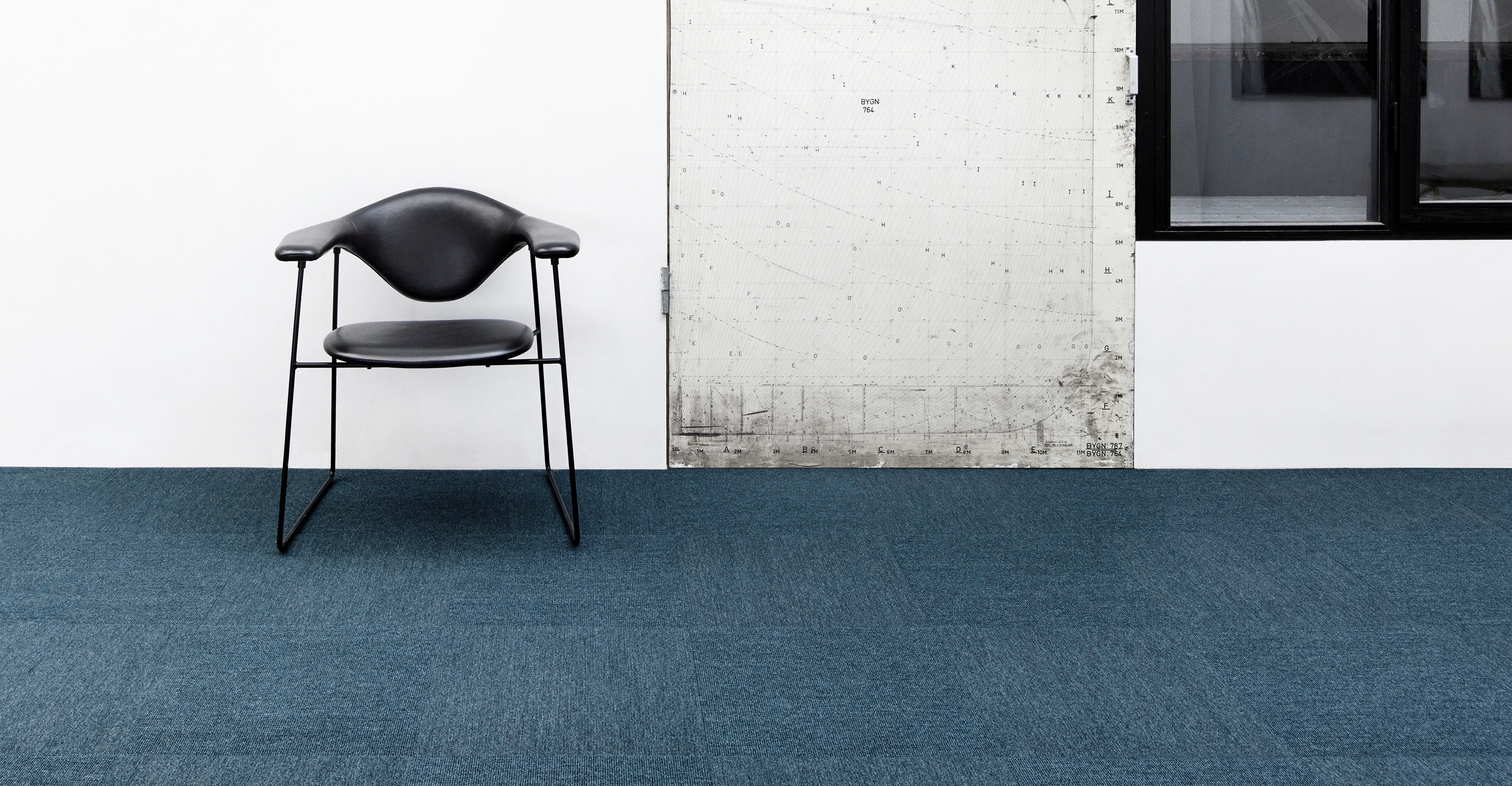 Blue carpet tiles & planks