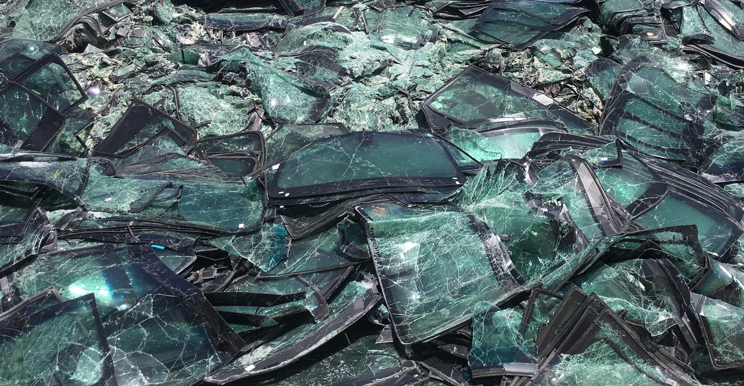 Recycled adhesive